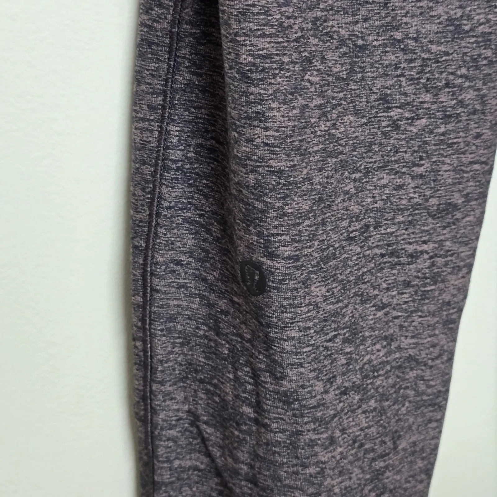 Lululemon Heathered Spanish Rose/Black Ready to Rulu Pants 29" Joggers Size 2 Black - Image 5