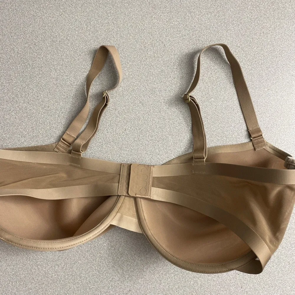 Cuup The Demi Bra 40F Nude Spacer Underwire Unlined Womens Brown Size undefined - Image 3