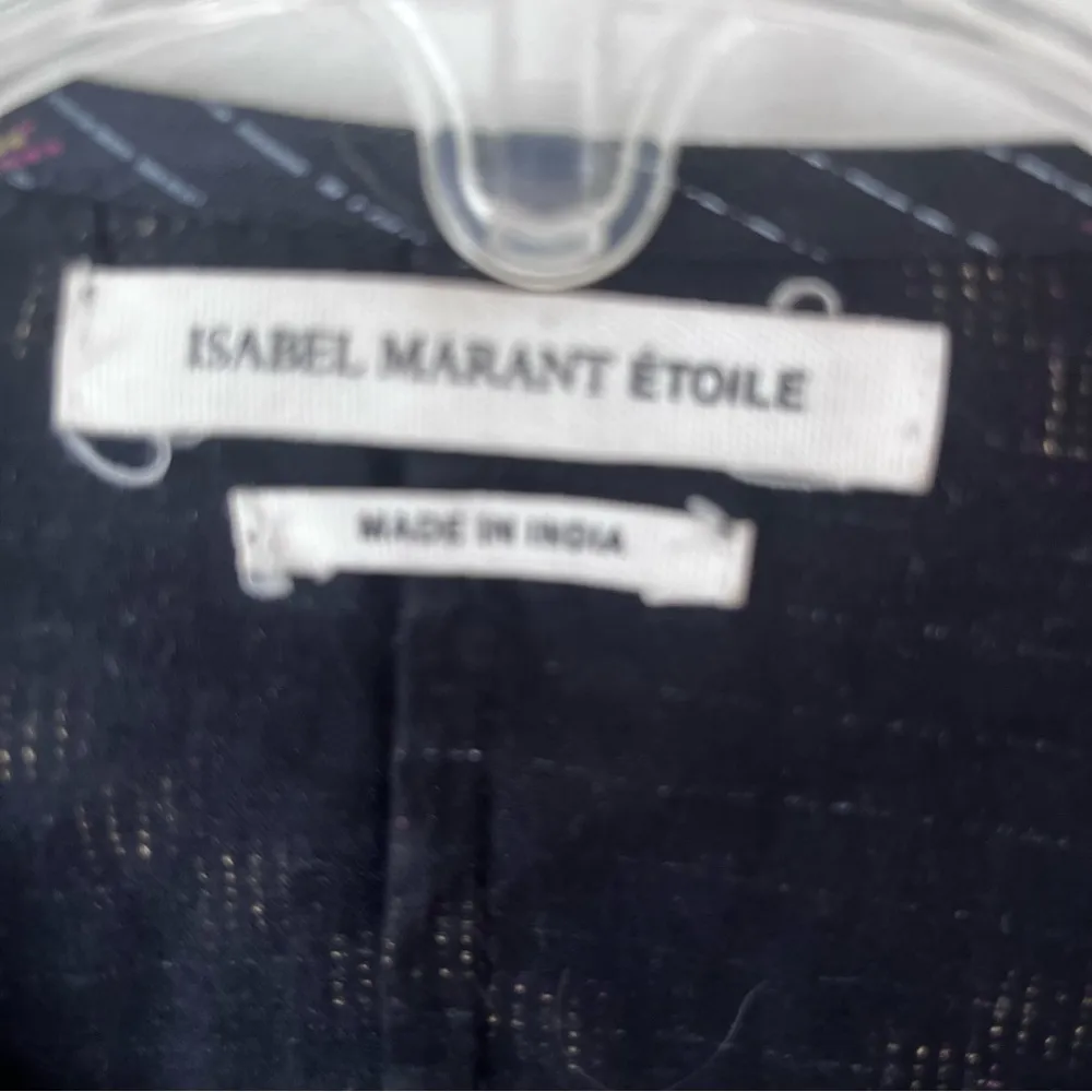 Étoile Jarvis Voile Black Patterned Short Sleeve Blouse 36 / US S - Image 8