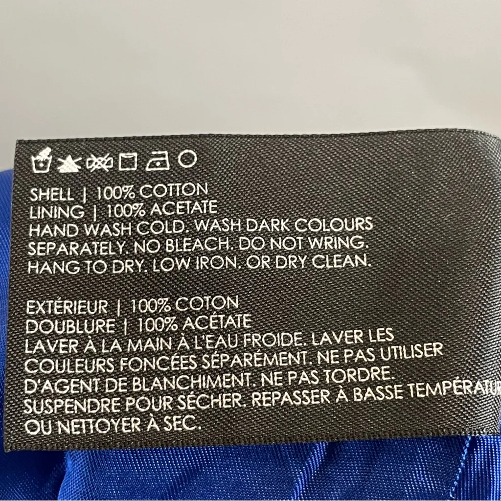 Club Monaco Sheath Dress Mini Women Size 0 Blue Sleeveless Cotton‎ Darts Sleek - Image 13