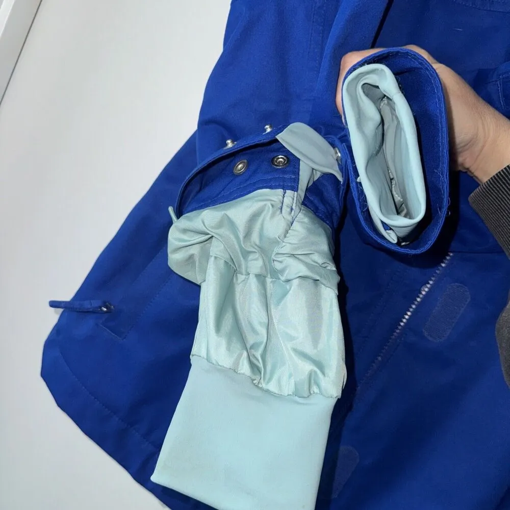 Vintage Y2K Nike 6.0 Snowboard Ski Skate Jacket Parka Coat Women XL Blue Dunk - Image 8