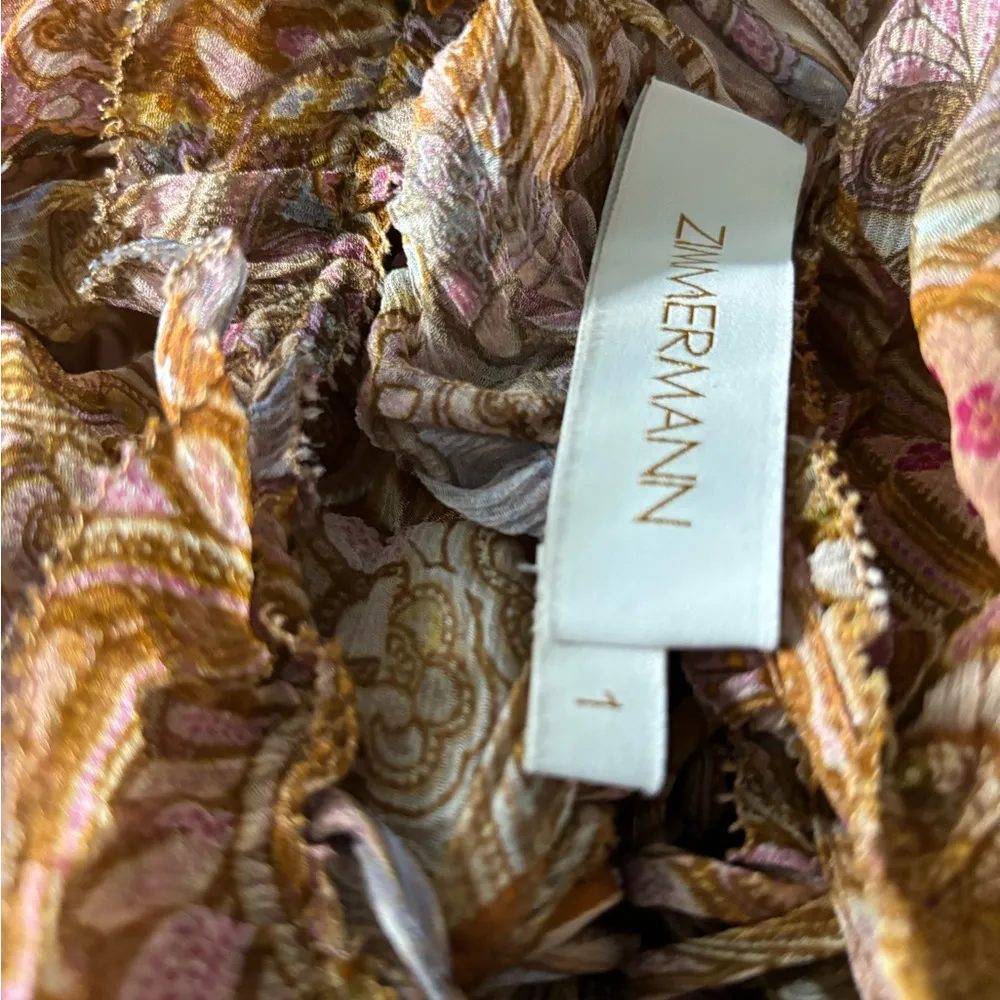 NWOT zimmermann concert Elegant Paisley Print Dress - Image 6