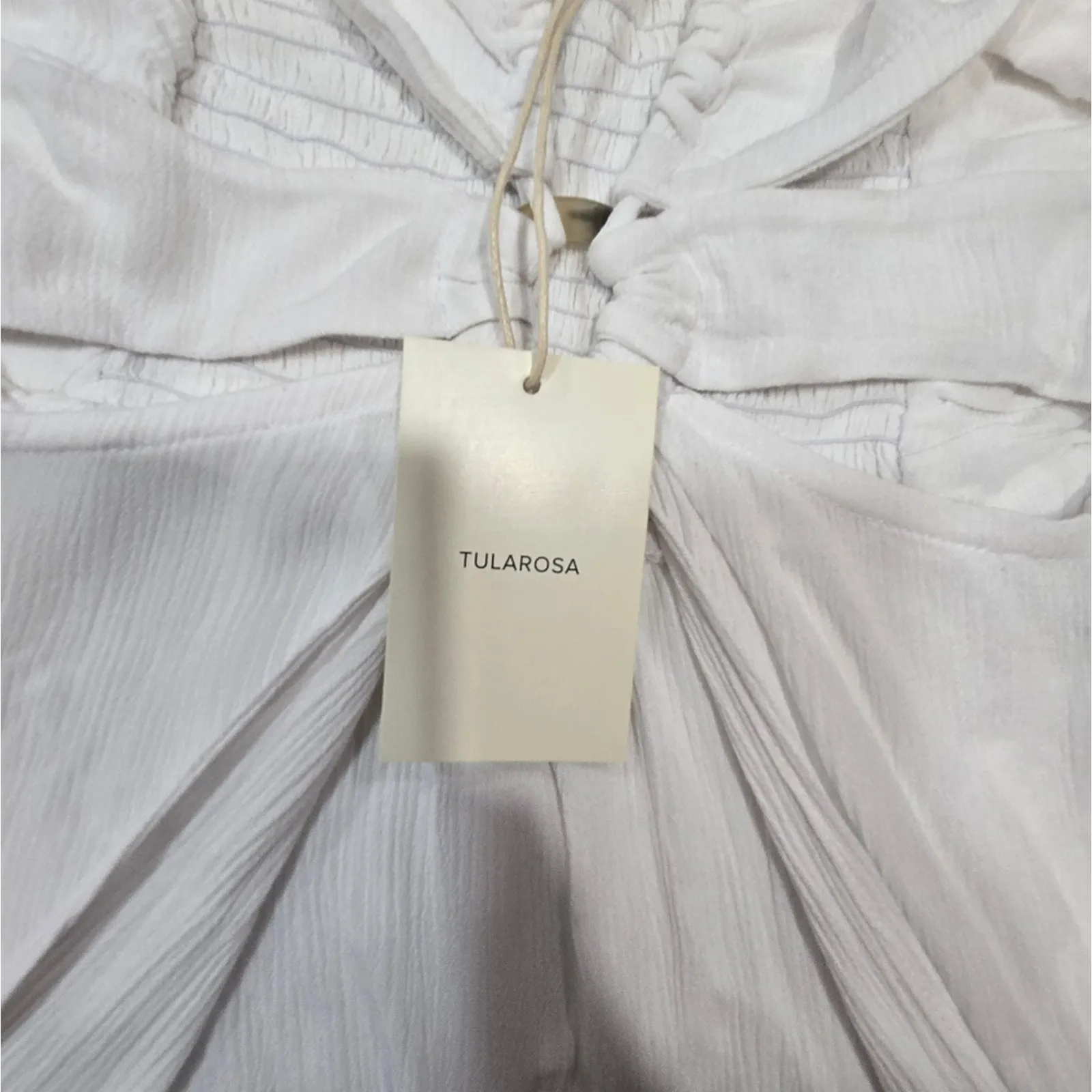 Tularosa Tekoa Maxi Top in White XS - Image 8
