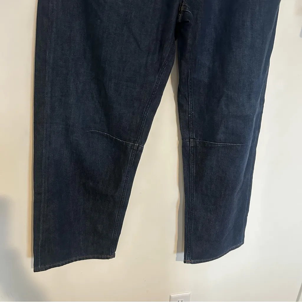 NWT Madewell The Tall Darted Barrel-Leg Jean in SoftDrape Foundry Wash Size 30T - Image 7