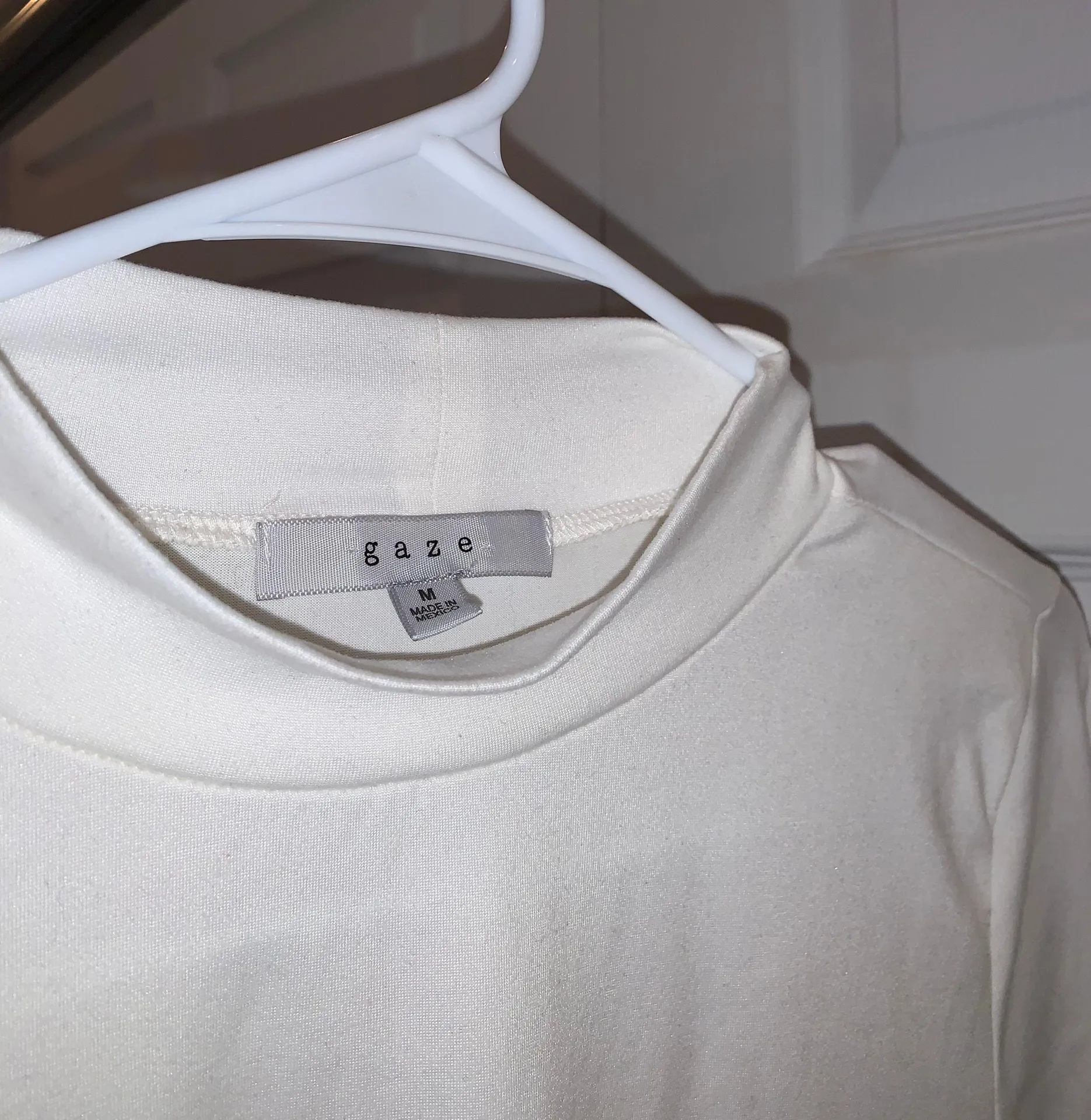 Gaze White Bodysuit Size M - Image 2