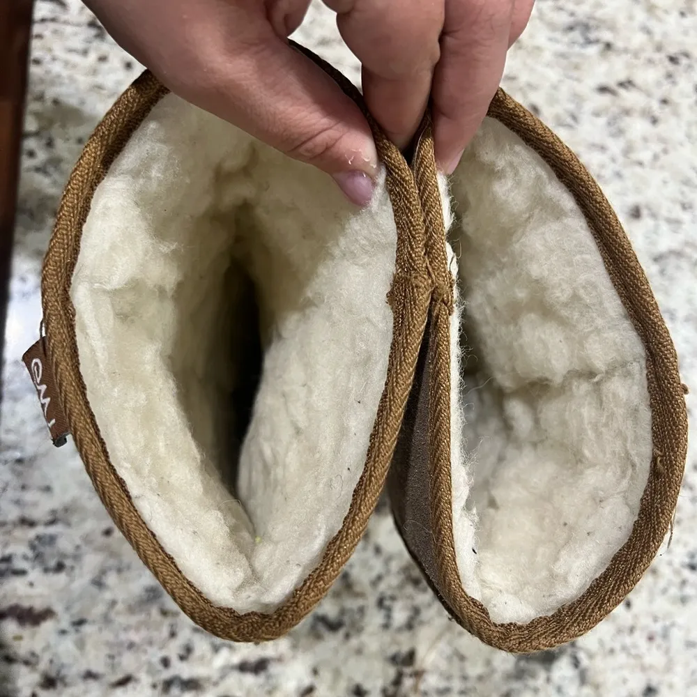 EMU Australia Tan Wool Boots Size 7 - Image 3