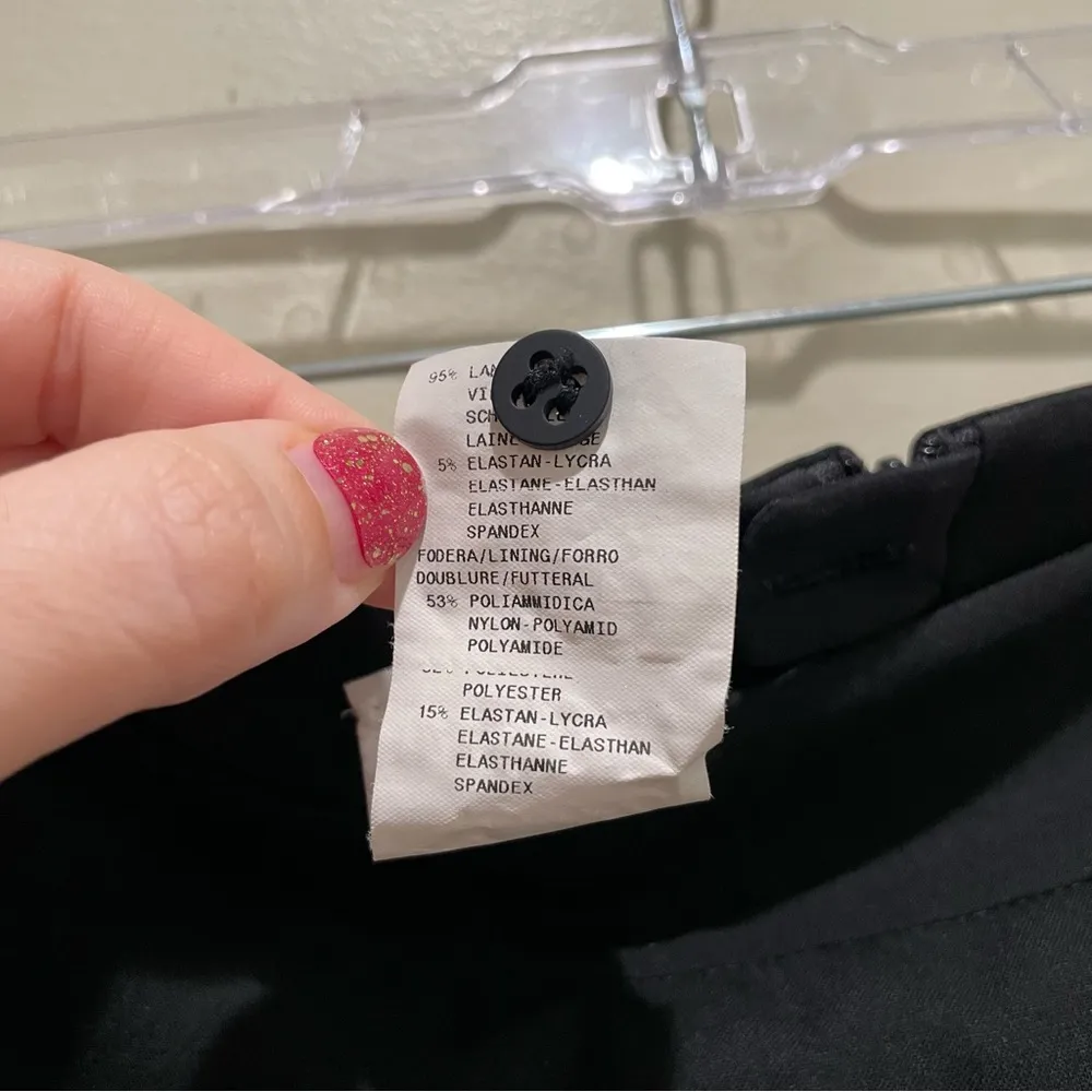 Armani Collezioni Black Pencil Skirt Size 14 / TG 50 Made in Italy - Image 9