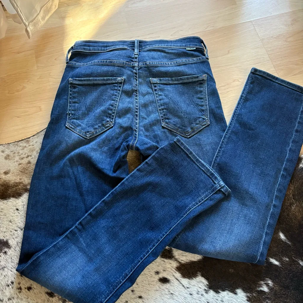 MOTHER The Mid Rise Dazzler Ankle In Pardon My French
Size‎ 26 Blue - Image 7