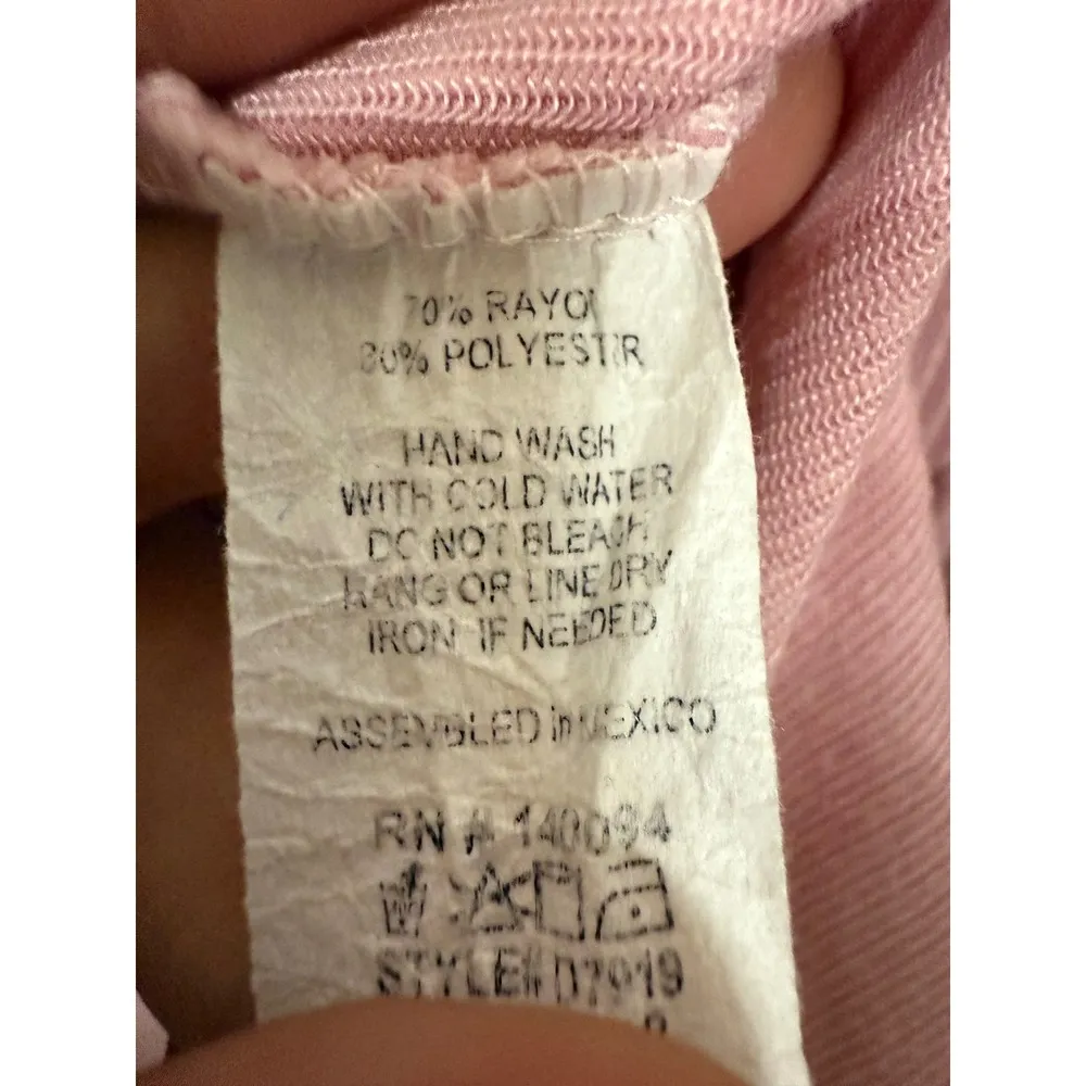 See You Monday Blush Link Babydoll Tiered Mini Dress Y2K Inspired Size Small - Image 6