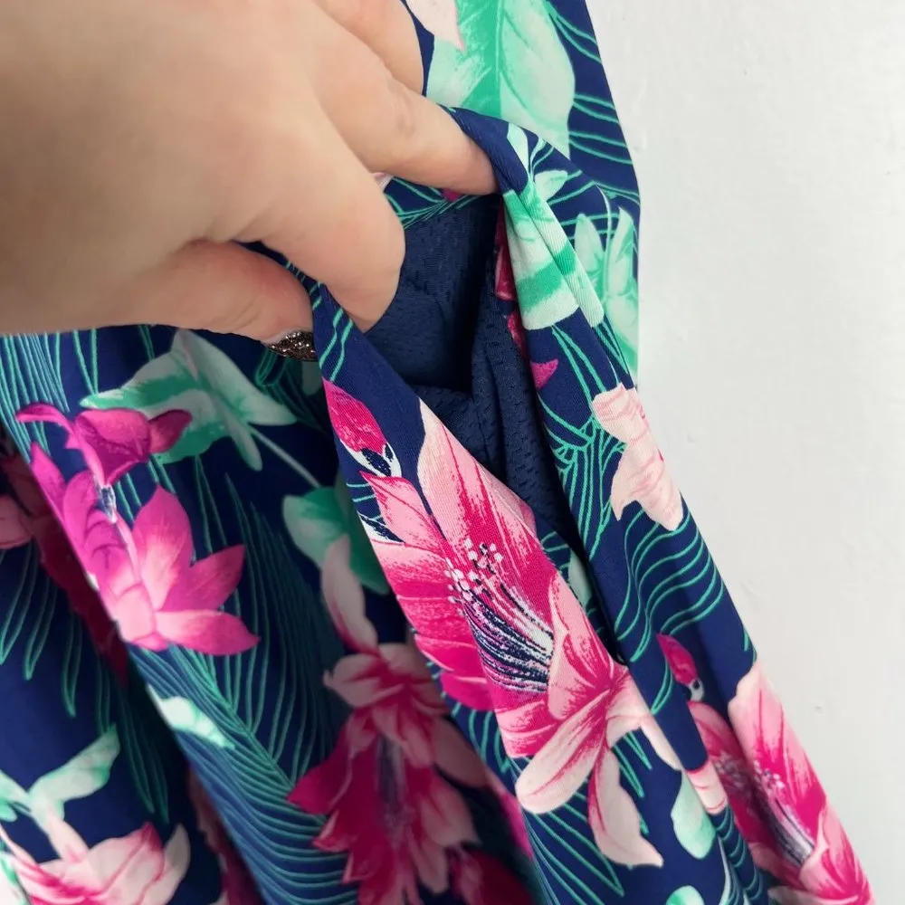 Tommy Bahama NWT  Racquet & Paddle Floral Sleeveleess Dress Size Small S NEW - Image 12