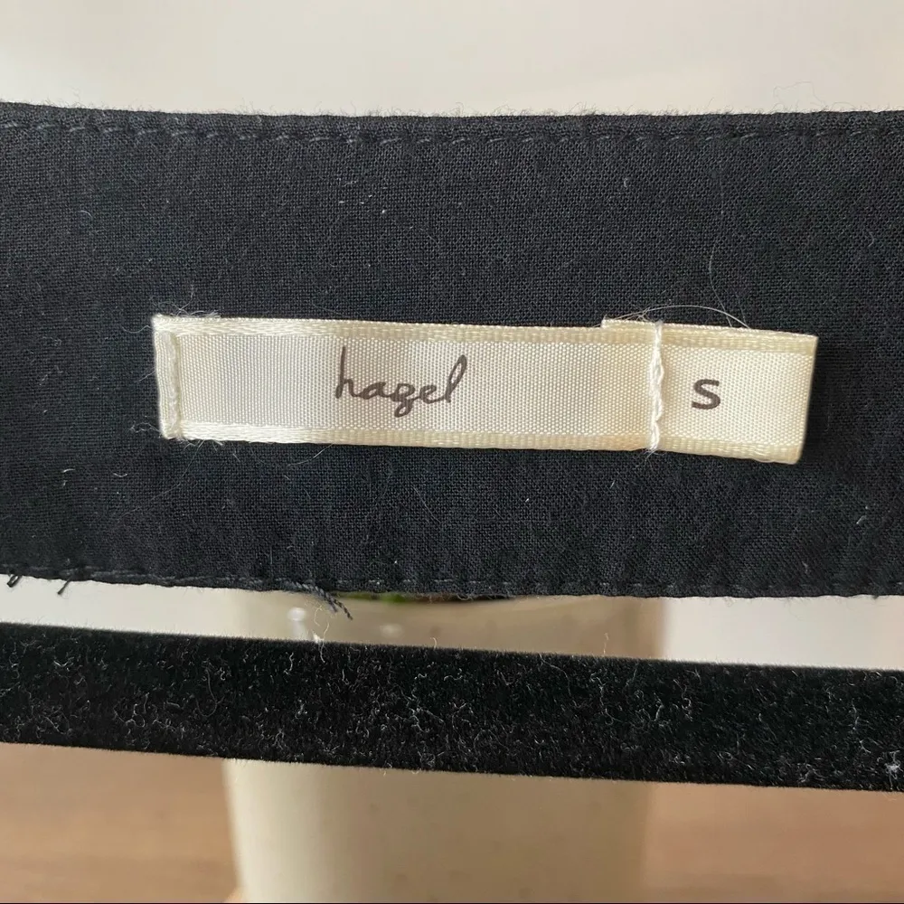 HAZEL Boho Printed Dress Black - Image 3