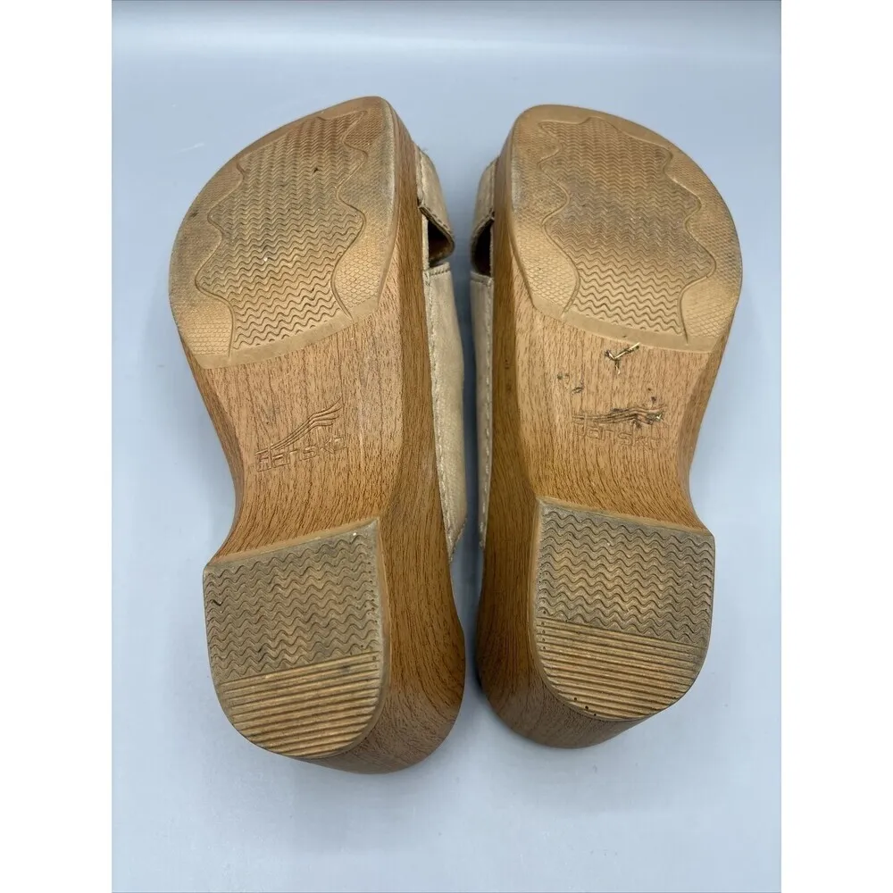 Dansko Women’s Sandals Wedge Strap Buckle ‎ Leather Size 38 - Image 7
