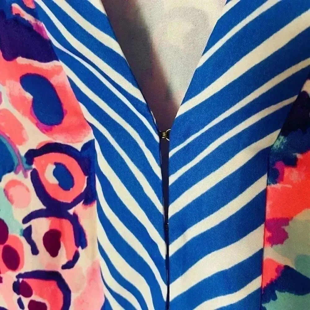 Lilly Pulitzer Achelle Top in‎ Colony Coral Shell Out -Size Small S -Preppy - Image 4