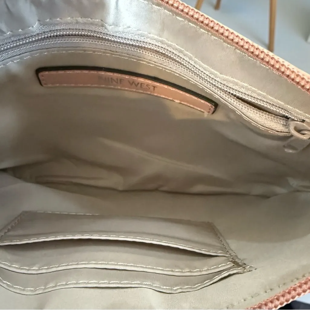 Nine West Blush Pink Wristlet Clutch - Image 3