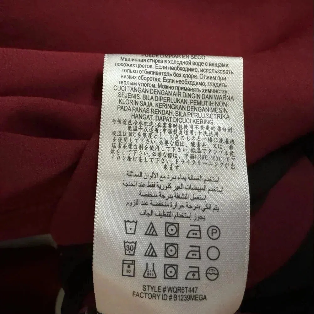 BCBGMAXAZRIA Merlot and Black Colorblock Long Sleeve Giada Dress Size XS - Image 8