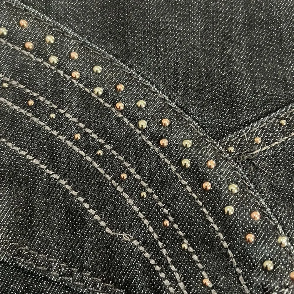 Denim Jeans Women 6 Bootcut Stretch Deep Indigo Rinse Flex Comfort Waistband - Image 3