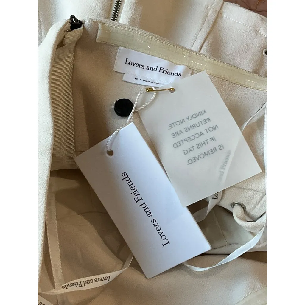 Lovers and Friends Denali Top in Neutral XSmall New Womens Strapless Corset - Image 8