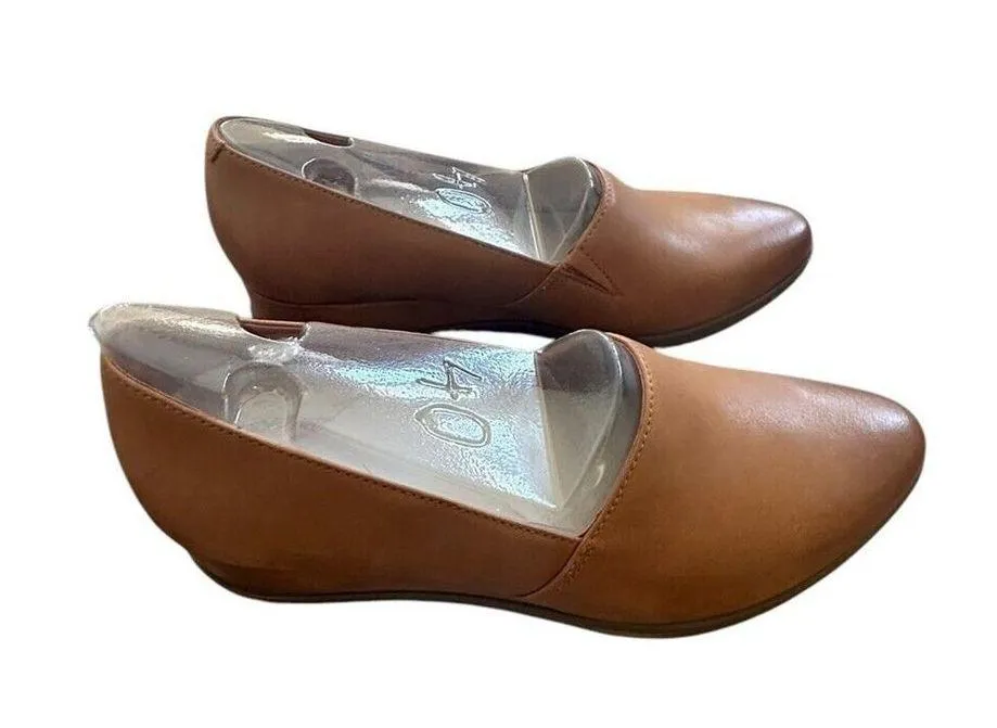 Dansko Shanda Luggage Waterproof Leather Wedge Heels 40 Womens 9.5-10 Brown - Image 8