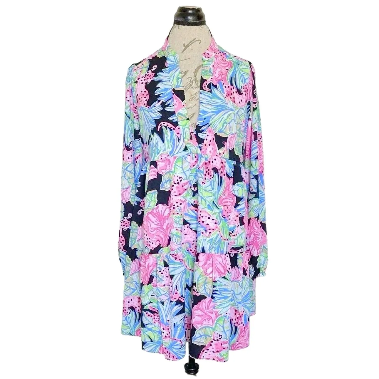 Lilly Pulitzer Dress Sz Small Cocktail Travel Tropical Holiday Vacation Hawaiian - Image 2