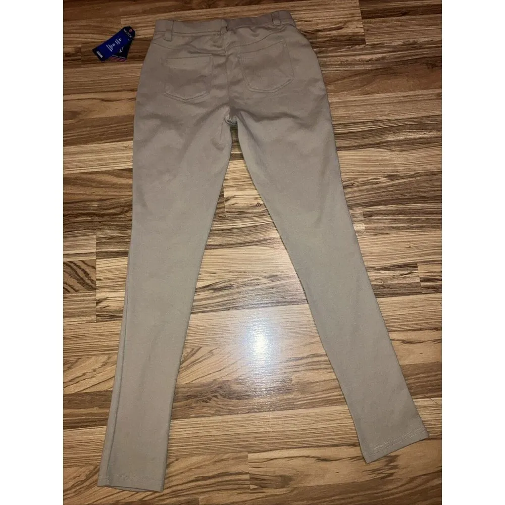 Nautica NEW Women's Small 3 5 Jegging Uniform Stretch Interlock Legging‎ Khaki - Image 4