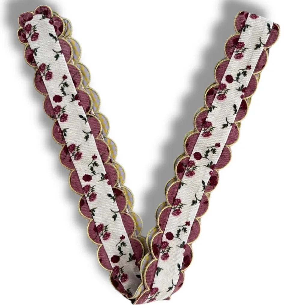 Celia B Alder White Corduroy Mini Floral Rose Ruffle Puff Sleeve Dress S - Image 9