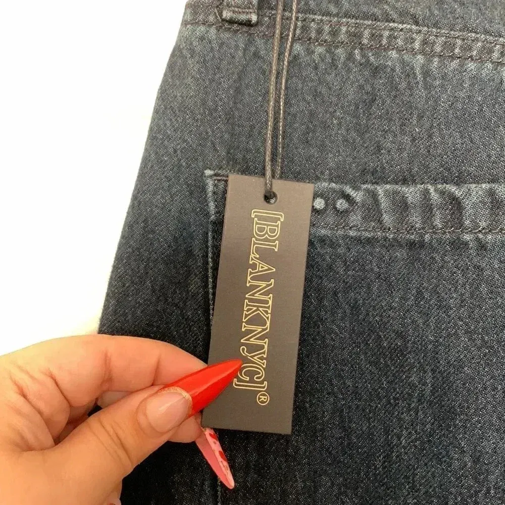 Blank NYC The Baxter Ribcage Blue Straight Leg Jeans Size 31 - Image 6