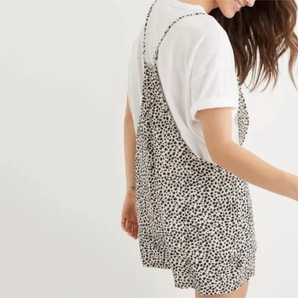 Aerie Leopard Print Romper Shortalls Sz S - Image 3