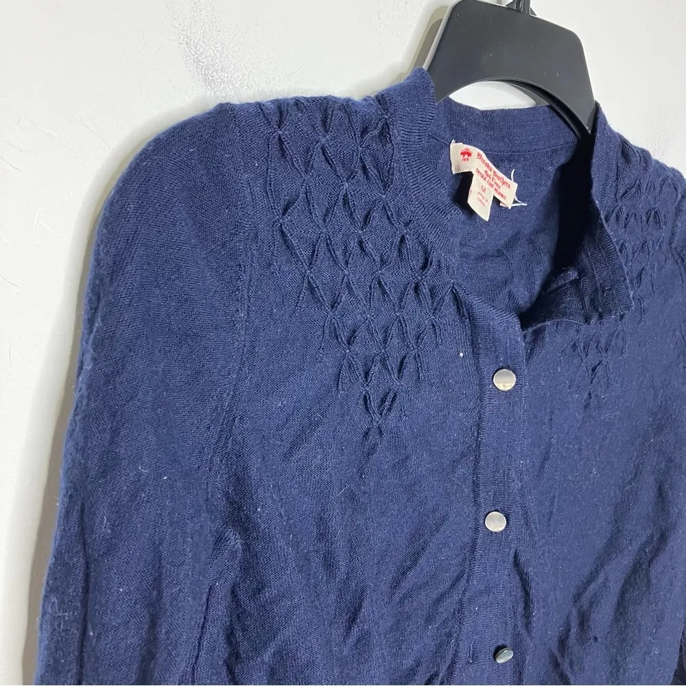 Brooks Brothers merino wool sweater navy blue‎ size medium/small - Image 2