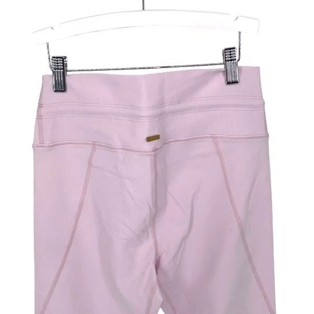 L*Space Active Peony Turner Legging Tie‎ Waist Ribbed Size Large NWT - Image 4