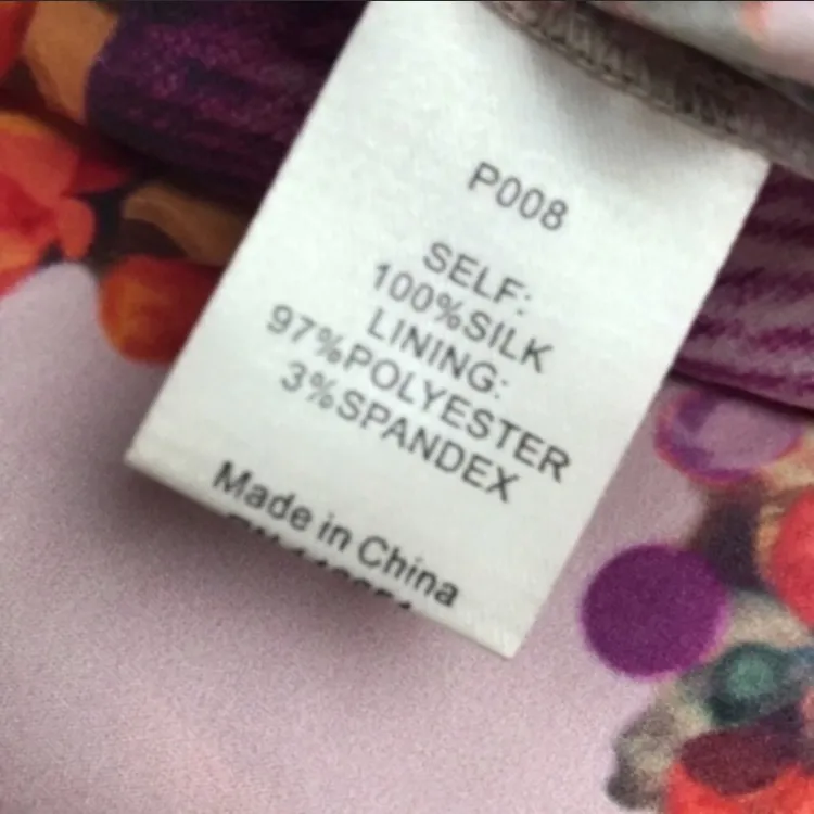 Misha‎ Nonoo Size 10 Purple Silk Floral Harriet Skort Skirt - Image 7