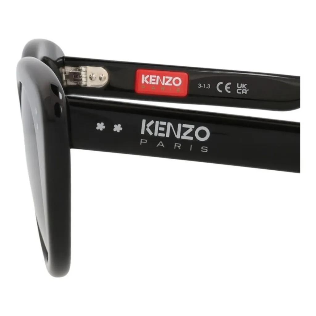 Kenzo Womens Cat Eye Black Black Smoke Fashion Designer Eyewear - Image 4