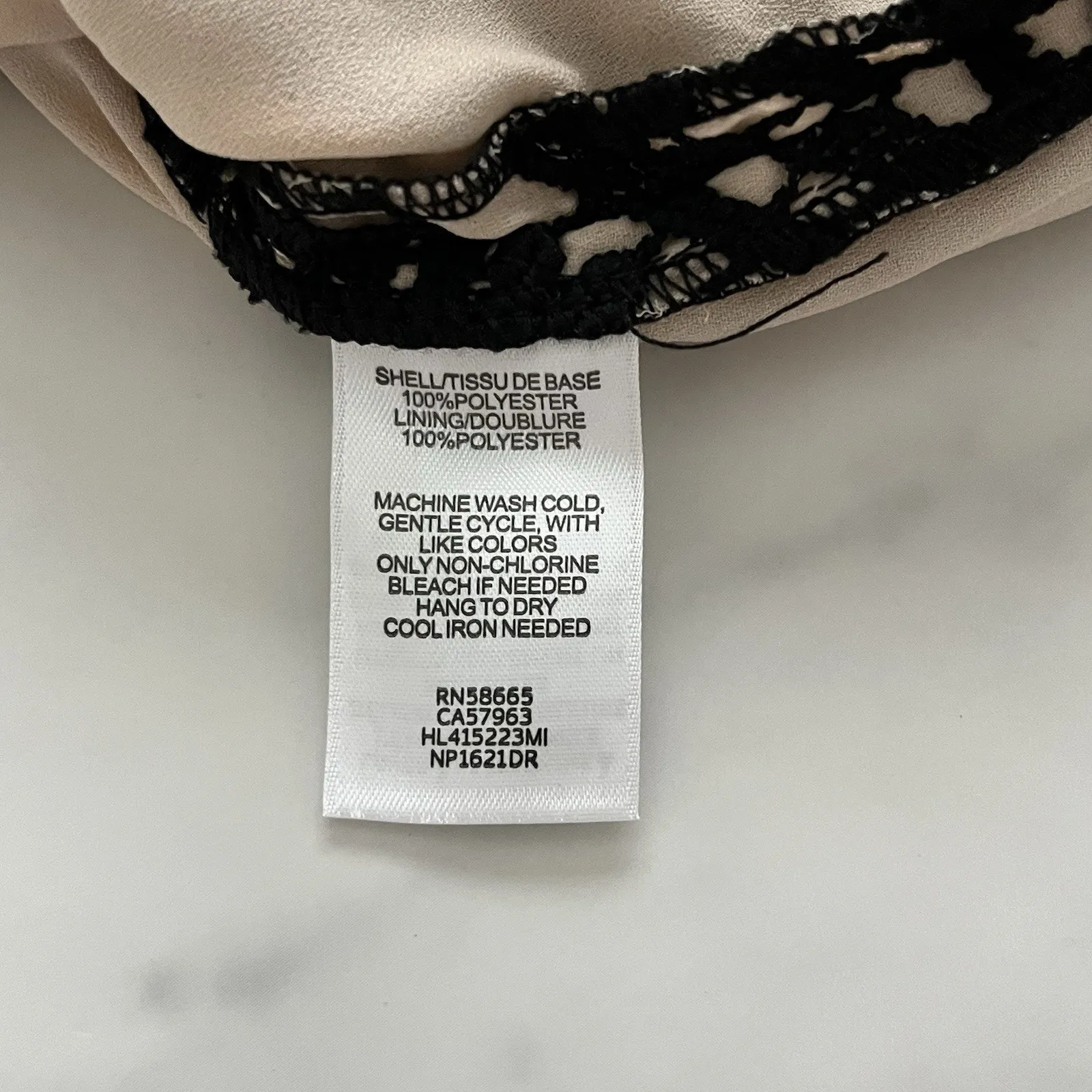 Chelsea 28 Pencil lace Mini dress black nude Feminine Romantic Cocktail Sz L - Image 9