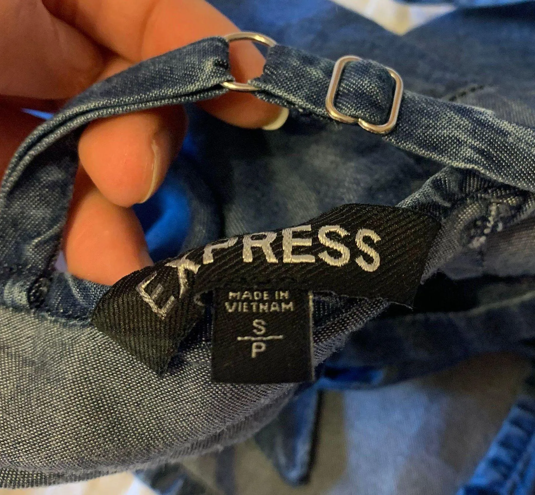 Cotton  Denim Crop Top - Image 3