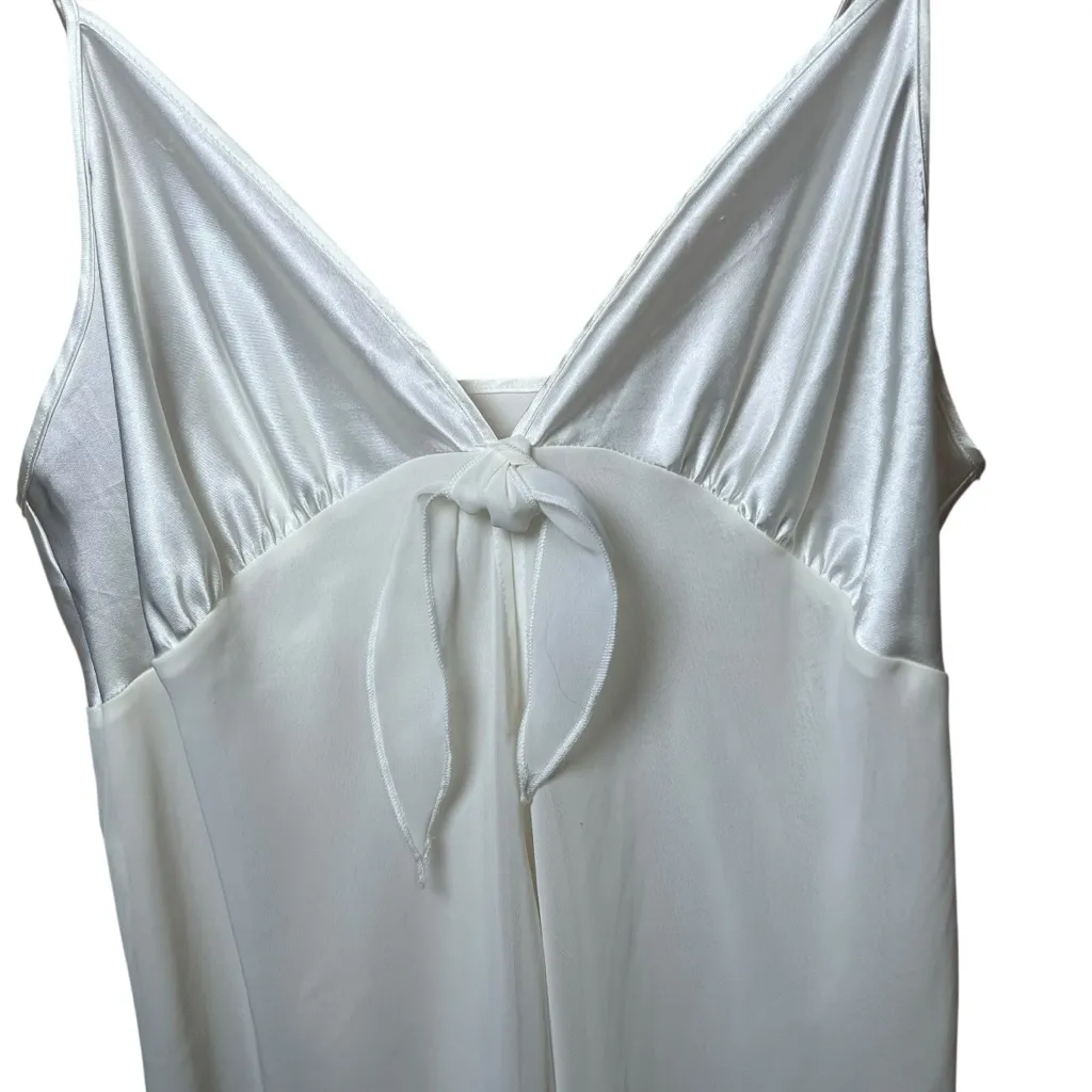 VTG ‘93 Marks & Spencer St. Michael White Nightgown Slip Chemise Sz 12 (38 Bust) Size L - Image 8