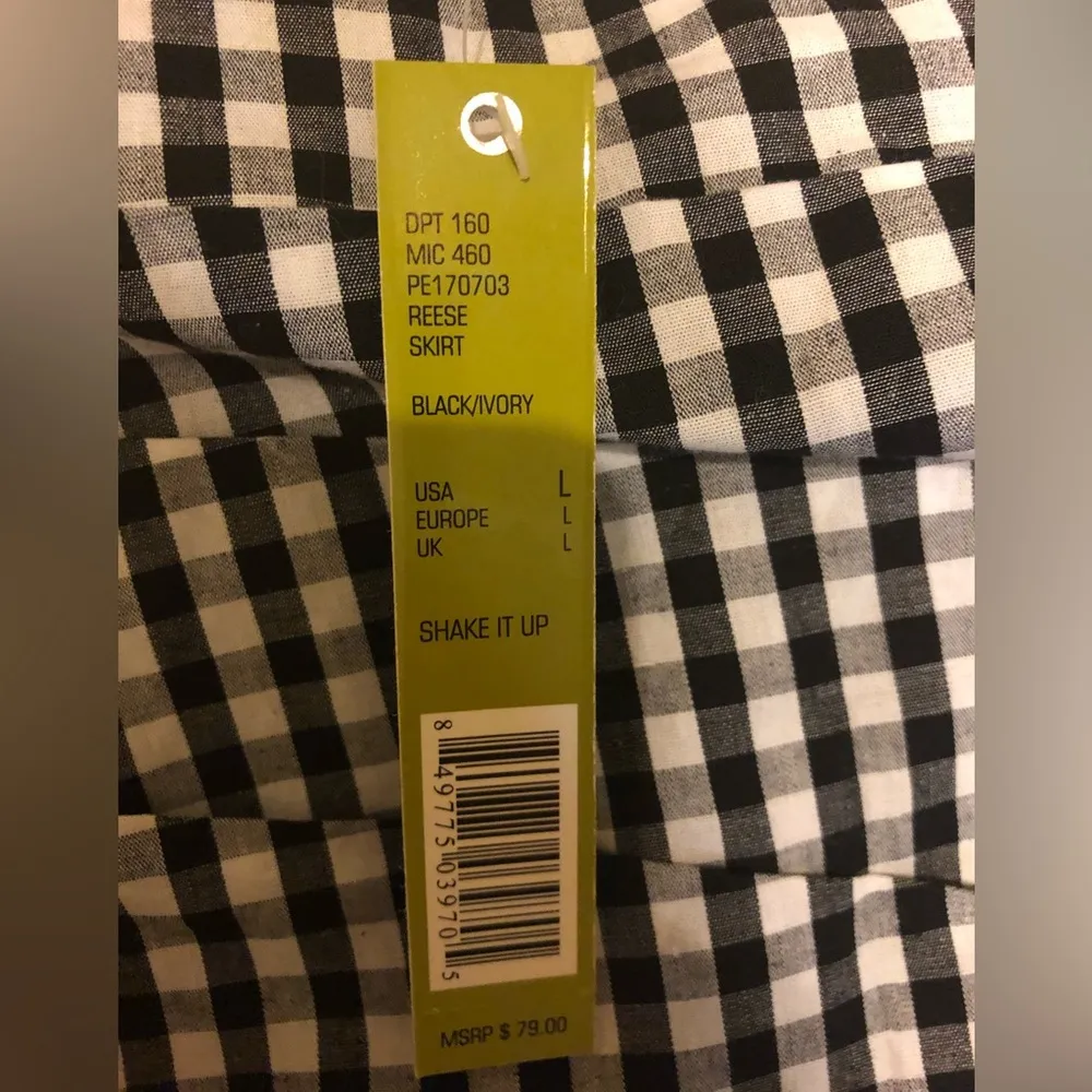 Gianni Bini Gingham Mini Skirt - Image 3