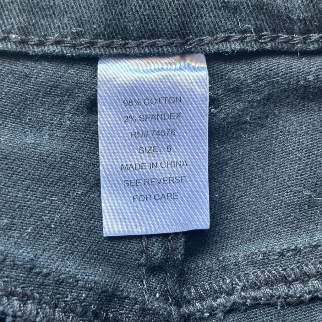 Vintage Cache Premium Black & Gold Jeans - Image 7