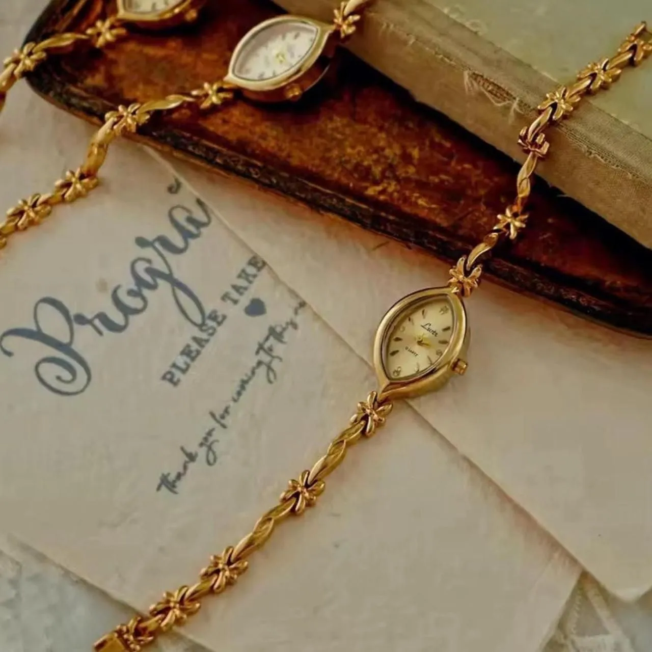 Women's Gold Watch - Image 6