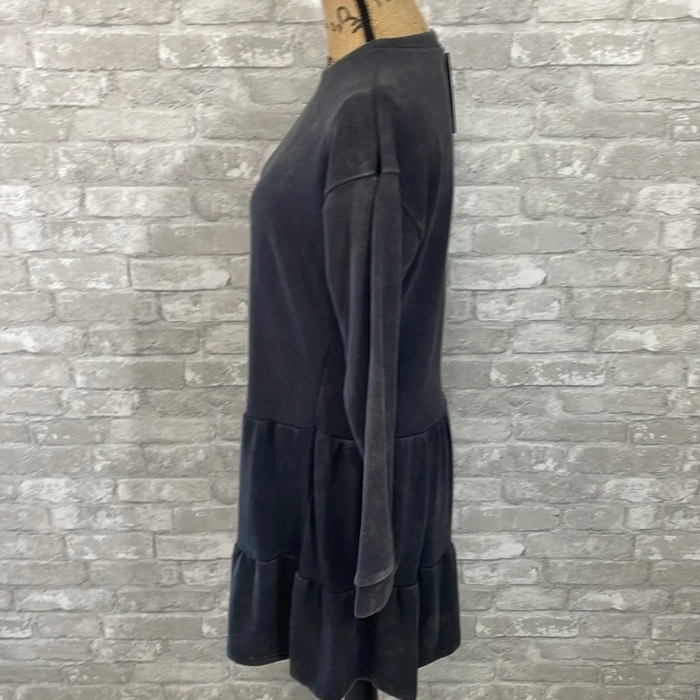 Wild Fable Black Washed Sweatshirt Dress - Image 4