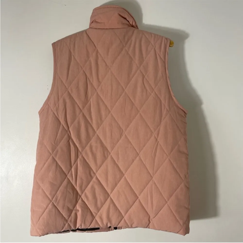 Michelle Mae Pink/Orange Puffer Quilted Vest Size XL NWOT Pink - Image 7