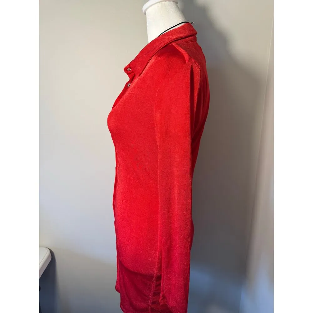 Princess Polly Elody Red Dress Size 6 - Image 4