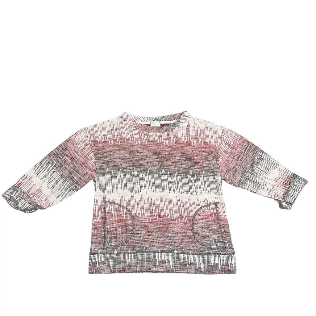 Anthropologie  Postmark Etched Sunset Sweatshirt Top size Medium - Image 4