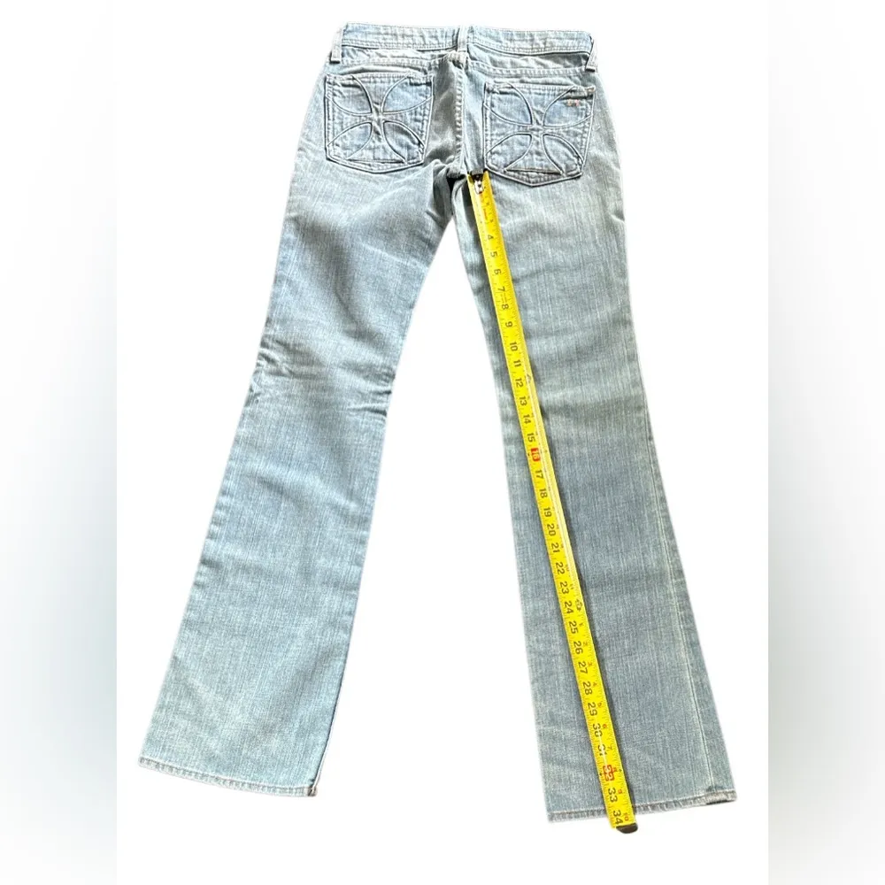 Habitual Light Blue Flare Wide Leg Jeans - Image 4