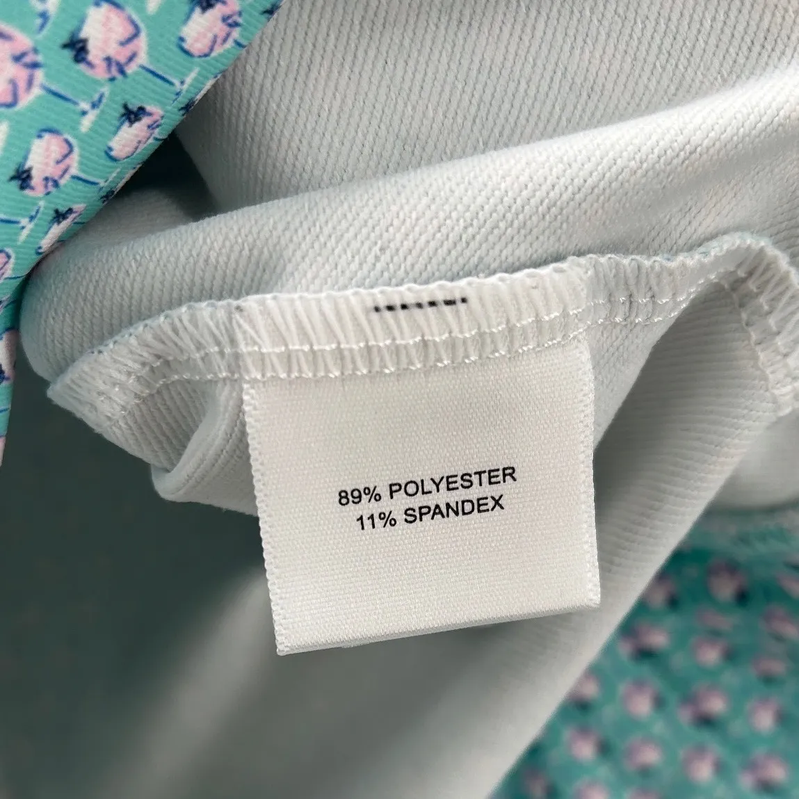 Peter Millar Womens Blue Lumi-Knit UPF 50 Golf Crewneck Pullover Top Sz Small - Image 7