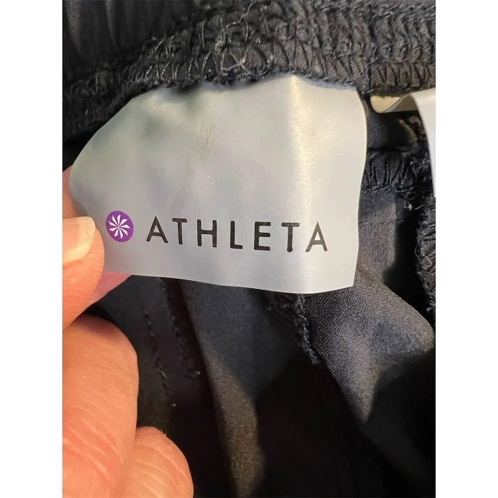 Athleta Women's Jogger Capri Pants Standard Size 8 Black Casual Activewear - Image 6