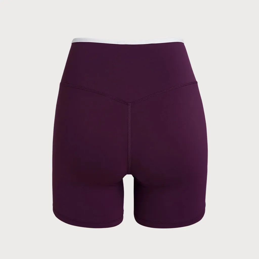 Berlook Activewear Purple Contrast Front - Image 7