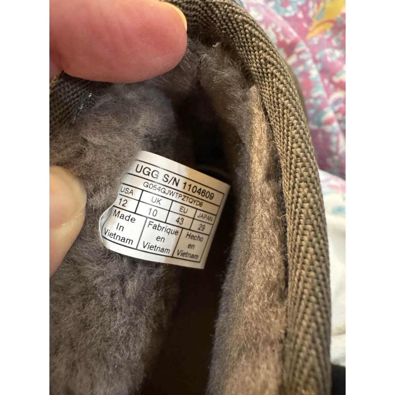 UGG CLASSIC FEMME MINI SLATE WEDGE ANKLE BOOTS US 12 / EU 43 / UK 10 Gray - Image 9