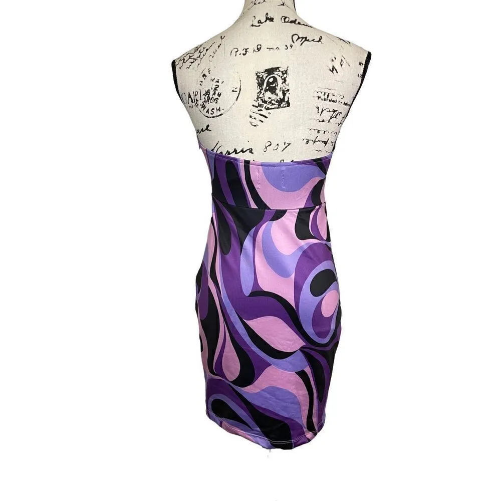 Princess Polly Bowies purple mini dress, Size 8‎ - Image 3