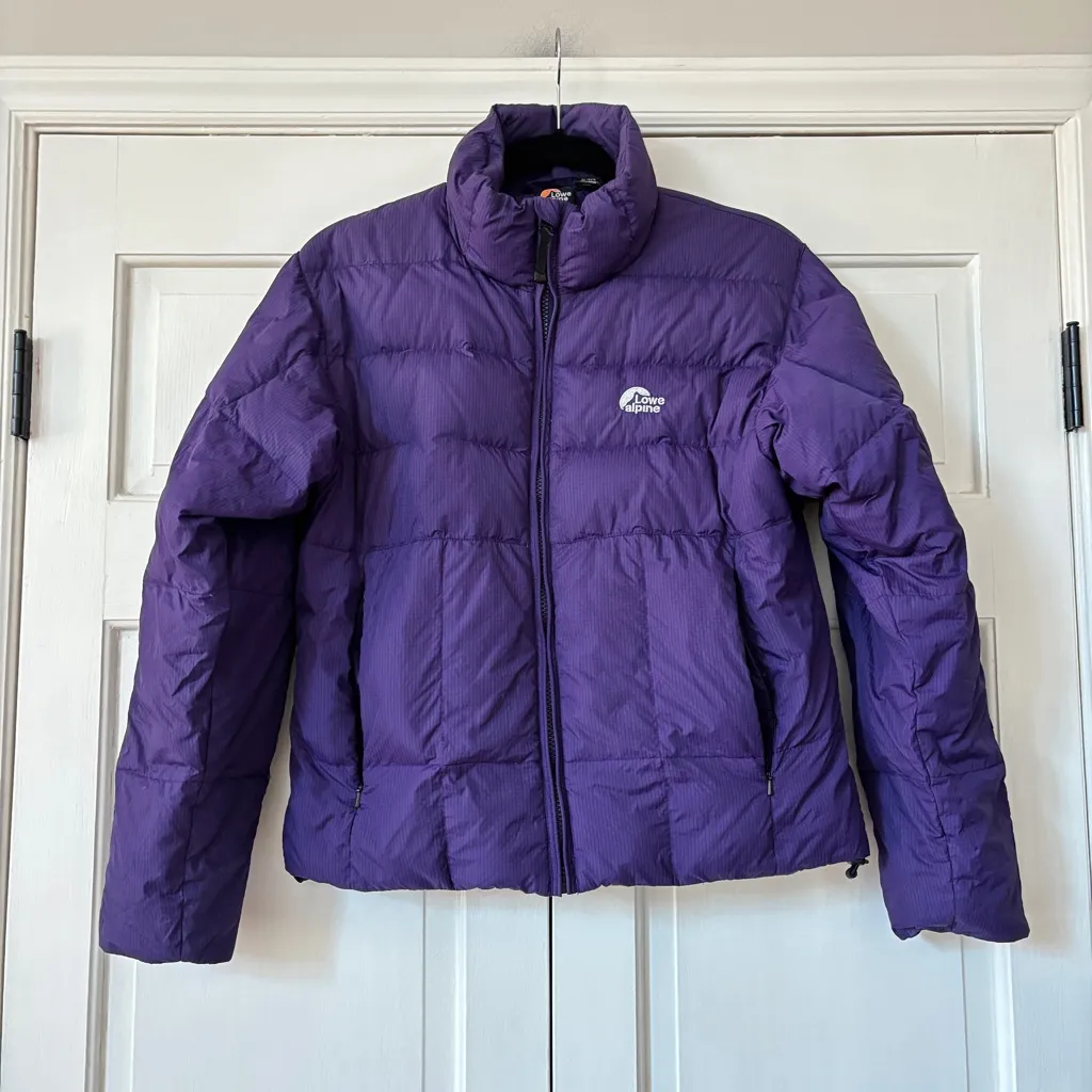Lowe Alpine Women’s Size Small Purple Puffer Jacket Quilted Down Stuffed Coat - Image 16