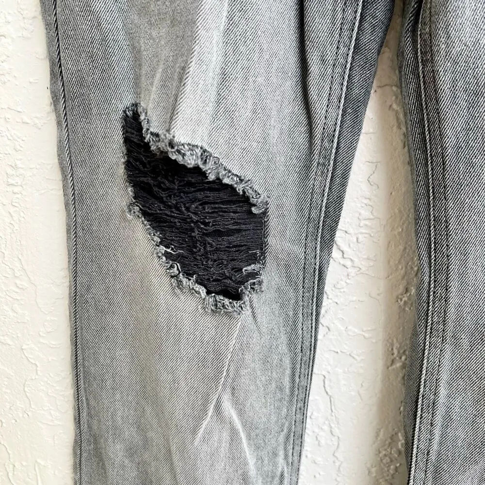 AFRM jeans oden gray wash NWT Size 24 - Image 3