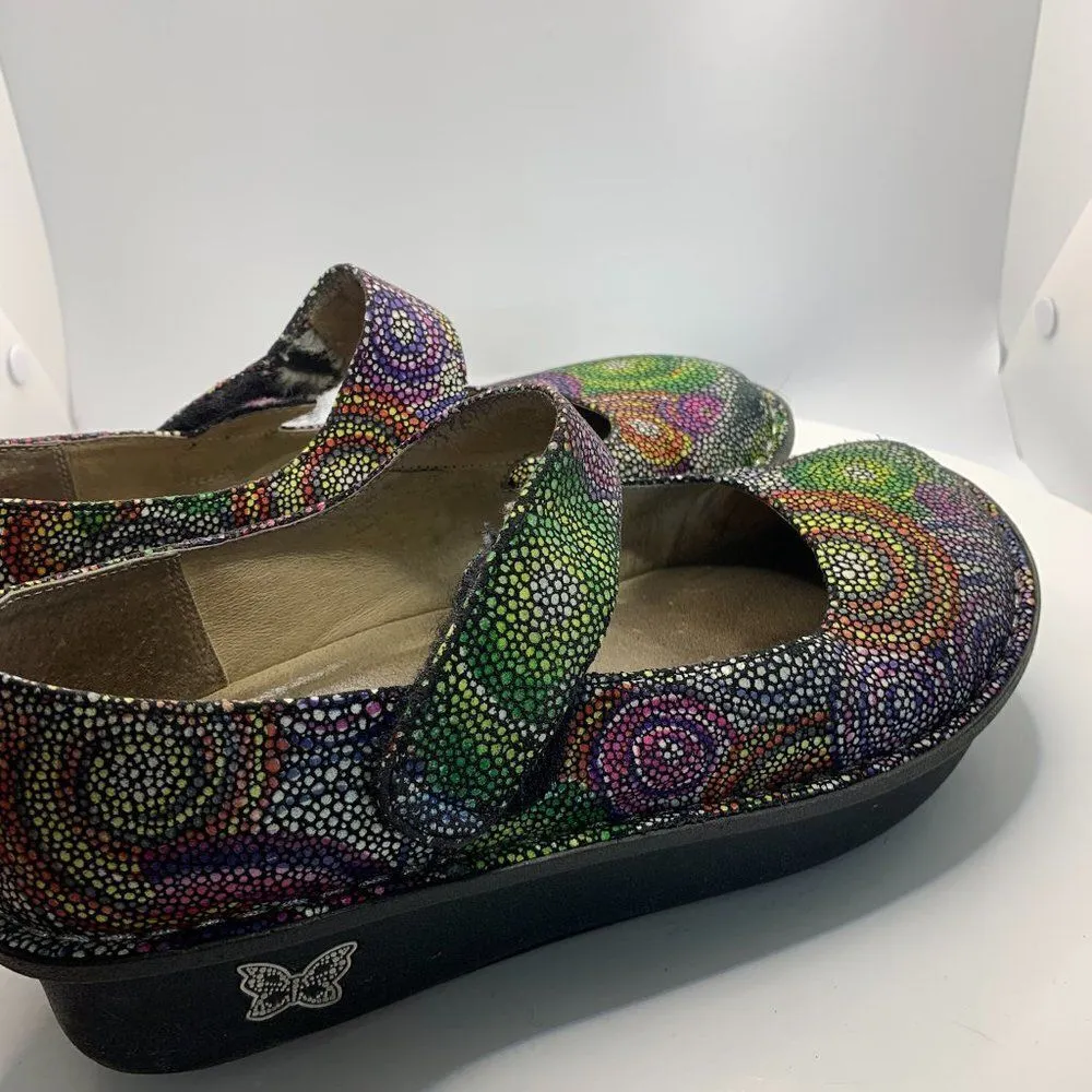 Alegria by PJ Lite Multi Color Leather Shoe - Image 5